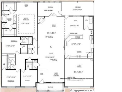 Very Open Spacious Floor Plan with 4 or 5 bedrooms on main level PLUS Bonus Room & Full Bath Upstairs