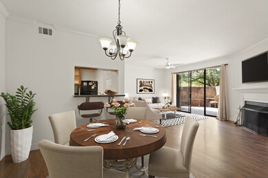 Fantastic open layout between the dining, and livi