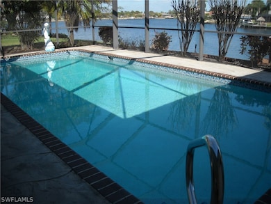The sparkling pool is oversized....extra long.