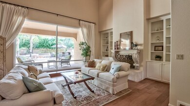 Fireplace & Custom built-ins throughout
