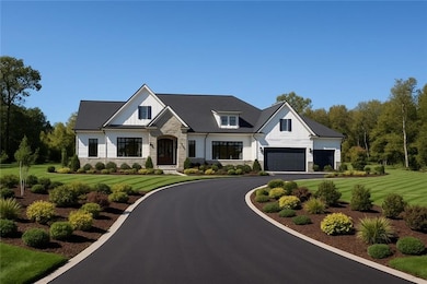 VIRTUAL image of potential landscaped home site