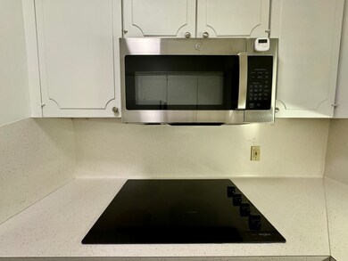 New microwave and glass cooktop