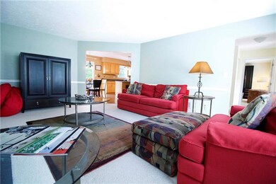 Another view of the family room ~ open to the kitchen for easy entertaining