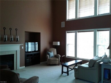 Family room features clerestory windows for an abu