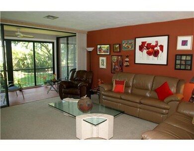 View. Spacious Balcony with landscaped garden view