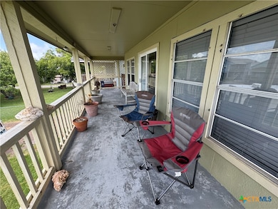 upstairs covered porch