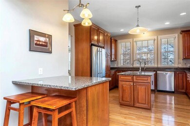 Another view of the incredible kitchen and its gle