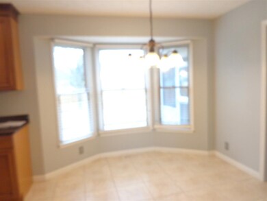 The breakfast area of the kitchen overlooks the ni