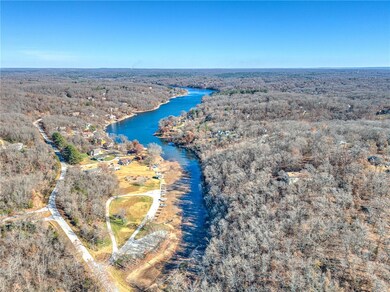 Lake Windsor aerial view over property