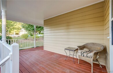 Side porch and entry to mud room