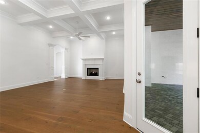 Back patio is easily accessible off of living room