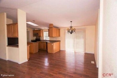 Kitchen and dining area. Also opens up to the livi