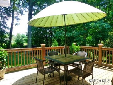 Deck with mountain views