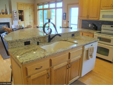 Kitchen Island overlooks the Informal Dining.