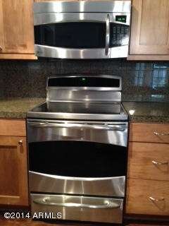 stove and microwave