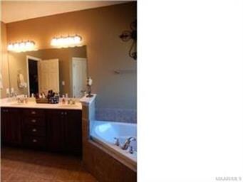 Large master bath.