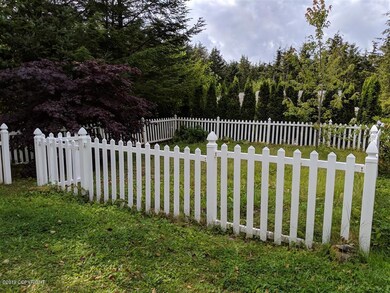fenced yard