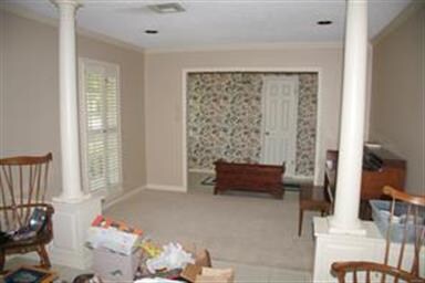 Looking at living room and foyer