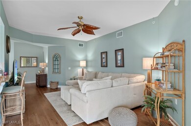 View of great room from lanai