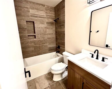 Full bath with vanity and  shower combination