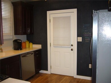 Chalk board wall for leaving family members messag