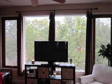 Living Room. Cozy place to enjoy your tree top con