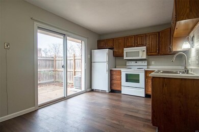 Sliding glass door leads to the private patio!