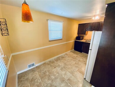 Eat-in kitchen.
