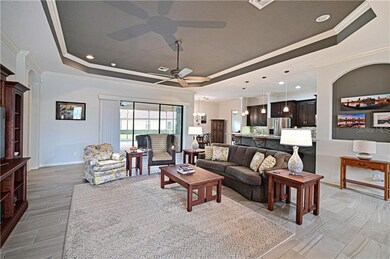 The great room is open and inviting your guest to 