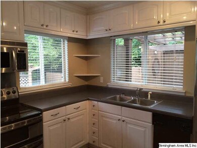 Great natural light in this updated kitchen.