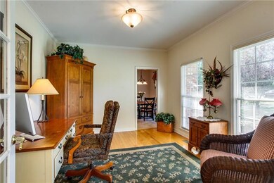Dining Room Currently Used as Home Office.  Beauti
