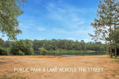 Public park and lake