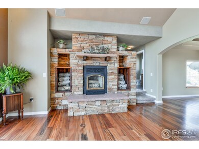 Stone Fireplace