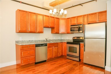 The kitchen was recently renovated with new cabine