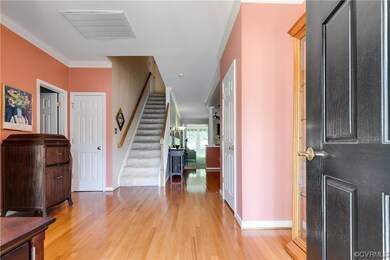 Foyer w/ stair case leading to second floor