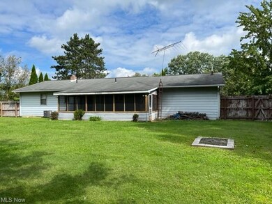 rear of property