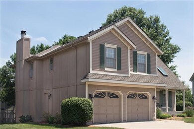 Additional garage entrance on the side of the home
