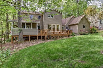 Back of Home: Hot tub porch to the left and garage