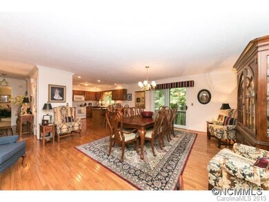 Huge dining open to kitchen