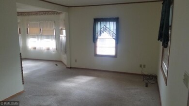 Living room and dining area.