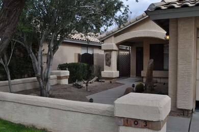 Walkway to front door