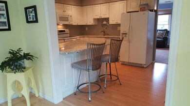 different view of breakfast area