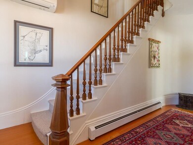 Staircase; Note Heat Pump/AC Unit...