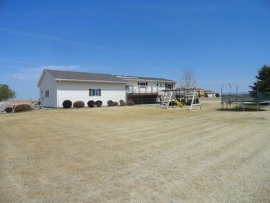 Rear view of home