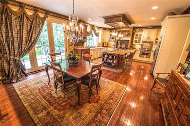 KITCHEN - HARDWOOD FLOORS, LIGHT AND DARK CABINETR