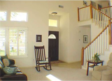 The Living Room has High Vaulted Ceilings, Plantat