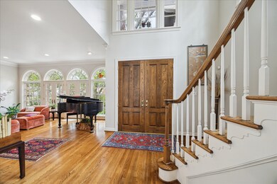 Light and bright foyer