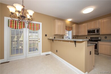 Door to double decking area.  Breakfast Bar and br