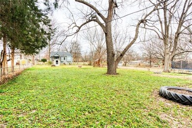 View from house looking to back fence.