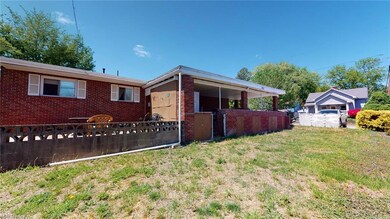 side of home and carport
